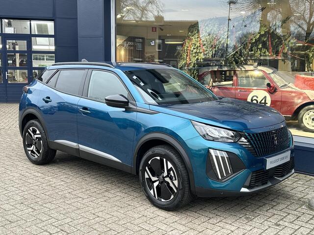 Peugeot 2008 1.2 Hybrid 145 PK Allure | Automaat Hybride | VOORRAAD DEAL met ¤6.000 Korting | Navigatie | Keyless entry | Adaptieve Cruise Control | 360 Graden Camera | Parkeersensoren V+A | Hoge Zitpositie | Dode Hoek Detectie | Climate Control | LED Verlichting | 1