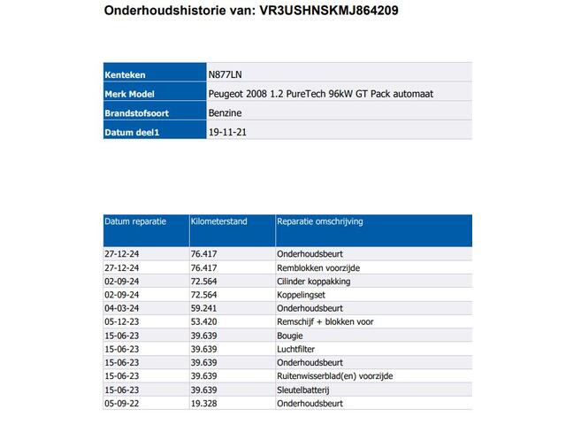 Peugeot 2008 1.2 131PK Automaat / GT Pack / Panoramadak / Trekhaak / HiFi-systeem FOCAL, / 1/2 Leder / Naviagatie / Pdc+Camera /
