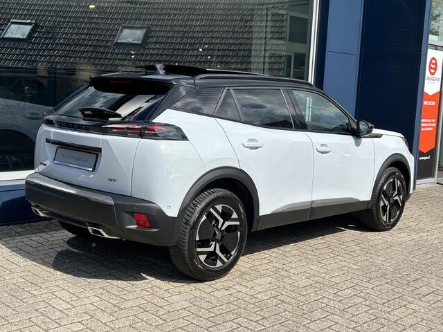 Peugeot 2008 1.2 Turbo 130 PK GT Automaat | Panoramadak | Lichtmetaal | Full LED Verlichting | Navigatie | Digitaal Dashboard | HD Camera | Keyless Entry | Climate Control | Cruise Control | Safety Pakket | Zwart Dak | Lichtmetalen Velgen |
