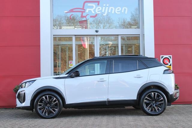 Peugeot 2008 1.2 145PK HYbrid GT | PANORAMISCH SCHUIF / KANTELDAK | NAVIGATIE | ADAPTIVE CRUISE CONTROL | DRAADLOOS APPLE CARPLAY / ANDOID-AUTO | DRAADLOOS LADEN | SFEER VERLICHTING | DODEHOEK DETECTIE | CAMERA VOOR / ACHTER | 18"EVISSA VELGEN | 3D COCKPIT | KEYLESS E