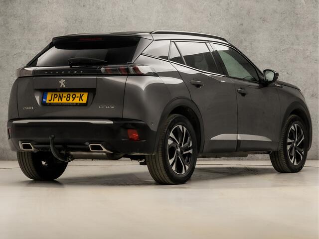 Peugeot 2008 1.2 PureTech GT-Line Automaat (APPLE CARPLAY, GROOT NAVI, 360 CAMERA, KEYLESS, SFEERVERLICHTING, LEDER, GETINT GLAS, TREKHAAK, LED KOPLAMPEN, NIEUWE APK, NIEUWSTAAT)