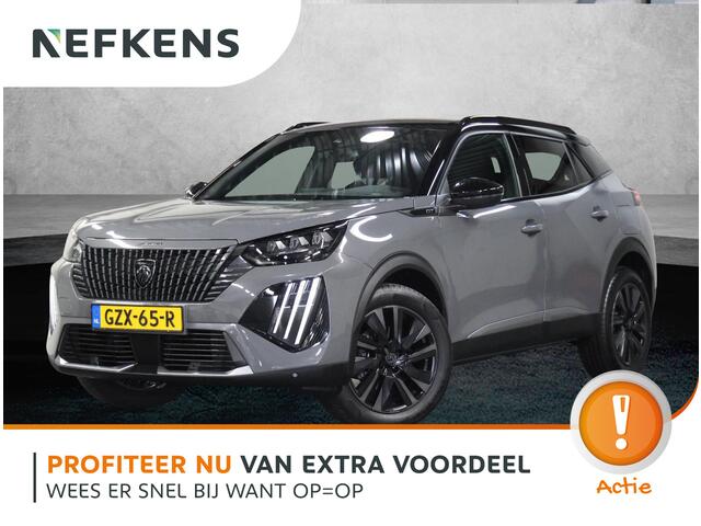 Peugeot 2008 1.2 Hybrid 136PK GT | 1ste eigenaar | AppleCarPlay/AndroidAuto | Climate Control | Cruise Control | 360'Camera | FULL LED | Navigatie | LMV | Parkeersensoren | Privacy Glass | Isofix | Two-Tone | Sfeerverlichting |