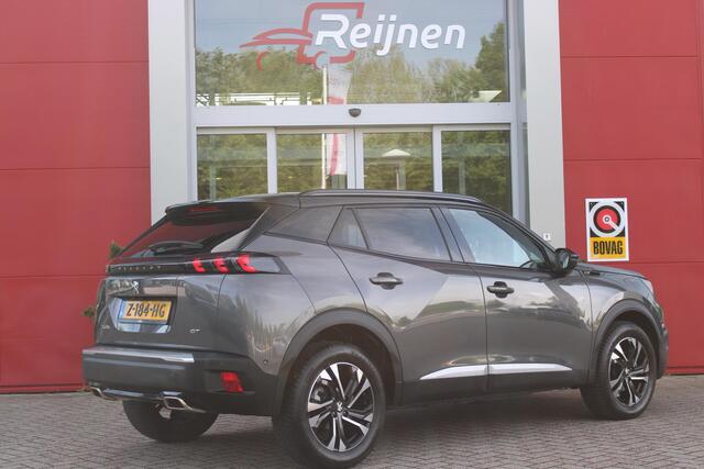Peugeot 2008 1.2 130PK GT | NAVIGATIE 10" TOUCHSCREEN | APPLE CARPLAY/ANDROID AUTO | ADAPTIVE CRUISE CONTROL | FULL LED KOPLAMPEN | ACHTERUITRIJ CAMERA | 3-D COCKPIT | KEYLESS ENTRY/START | STOEL VERWARMING | DODEHOEK BEWAKING | ALL SEASON BANDEN |