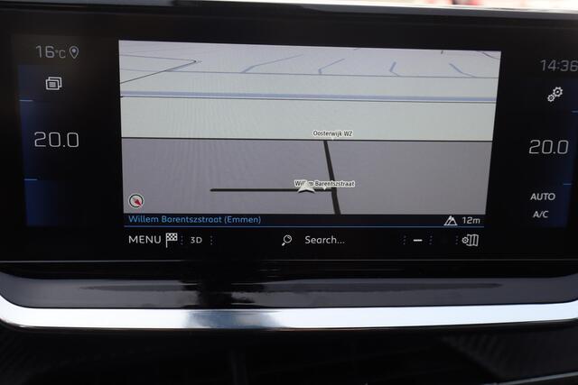 Peugeot 2008 1.2 PureTech GT NL auto, Apple Carplay, Virtual Cockpit, Adaptieve Cruise control, Stoelverwarming, Camera. Distr. riem is vervangen bij 68.964 km!!