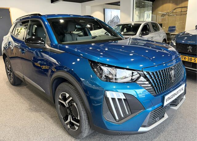 Peugeot 2008 1.2 Hybrid 145 Pk Allure * Navigatie * Keyless Open & Start * Dodehoekbewaking * Camera voor & Achter * Ckimate & Adaptive Cruise Control * Vingerhoets; Vierde Generatie Eersteklas Service. Al meer dan 100 jaar een begrip in de Brabantse Kempen.