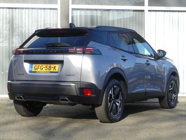 Peugeot 2008 1.2 Hybrid 136PK GT e-DCS6 Automaat Navigatie, Achteruitrijcamera, Keyless, Parkeersensoren, Adaptieve Cruise Control, Apple Carplay, Android Auto