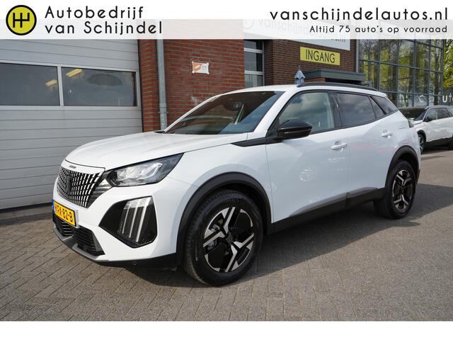 Peugeot 2008 1.2 PureTech 101 pk Allure DIGI COCKPIT - CAMERA - CARPLAY / ANDROID - NAVI - PARKEERSENSOREN V+A - HALF LEDER - 17 INCH LMV - DONKERE HEMEL - CLIMA - CRUISE - BLUETOOTH - LED - DAB+ - RIJSTROOKSENSOR - PRIVACYGLAS