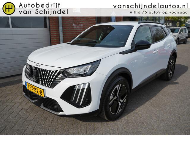 Peugeot 2008 1.2 PureTech 101 pk Allure DIGI COCKPIT - CAMERA - CARPLAY / ANDROID - NAVI - PARKEERSENSOREN V+A - HALF LEDER - 17 INCH LMV - DONKERE HEMEL - CLIMA - CRUISE - BLUETOOTH - LED - DAB+ - RIJSTROOKSENSOR - PRIVACYGLAS