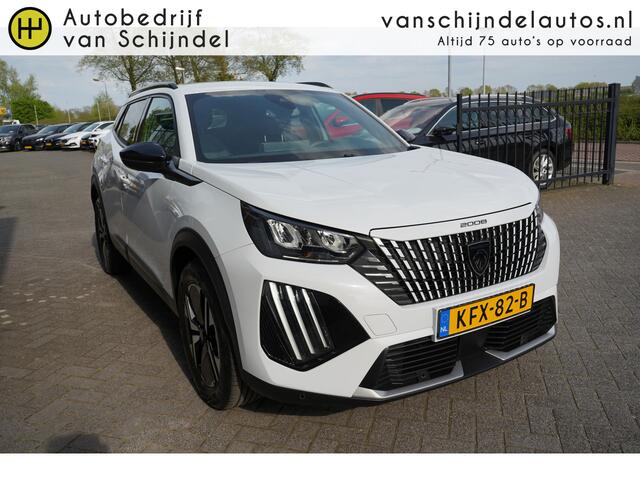 Peugeot 2008 1.2 PureTech 101 pk Allure DIGI COCKPIT - CAMERA - CARPLAY / ANDROID - NAVI - PARKEERSENSOREN V+A - HALF LEDER - 17 INCH LMV - DONKERE HEMEL - CLIMA - CRUISE - BLUETOOTH - LED - DAB+ - RIJSTROOKSENSOR - PRIVACYGLAS