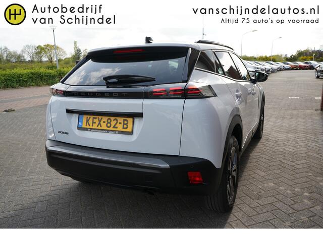 Peugeot 2008 1.2 PureTech 101 pk Allure DIGI COCKPIT - CAMERA - CARPLAY / ANDROID - NAVI - PARKEERSENSOREN V+A - HALF LEDER - 17 INCH LMV - DONKERE HEMEL - CLIMA - CRUISE - BLUETOOTH - LED - DAB+ - RIJSTROOKSENSOR - PRIVACYGLAS