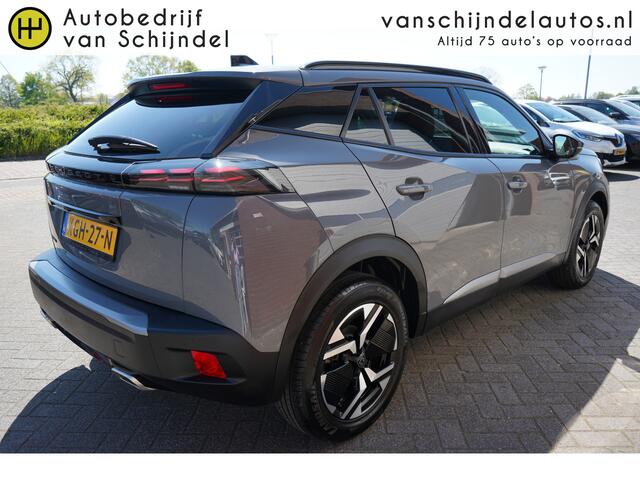 Peugeot 2008 1.2 PureTech 130 Allure AUTOMAAT - NIEUW MODEL - CAMERA - HALF LEDER - PARKEERSENSOREN V+A - DAB+ - RIJSTROOKSENSOR - CARPLAY - ANDROID - 17 INCH LMV - NAVI - BLUETOOTH