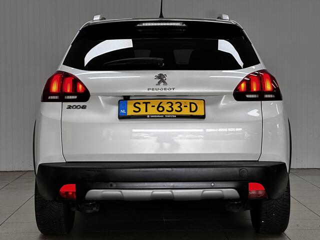 Peugeot 2008 1.2 PureTech Allure/ D-Riem verv: 99.000 KM!/ Panorama-Dak/ Half-Leder/ Extra getint glas/ Parelmoer Wit/ Camera/ Apple + Android/ DABG+/ Navi/ Clima/ Cruise/ Elek. pakket/ Bluetooth/ Multi. LEDER. Stuur/ Mistl.