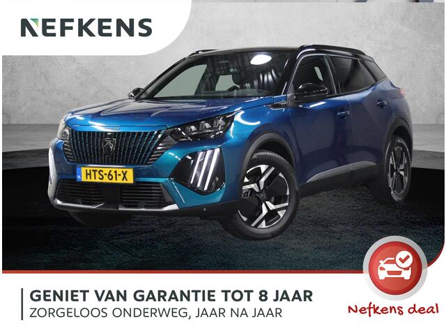 Peugeot 2008 1.2 Hybrid 145PK GT | 1ste eigenaar | AppleCarPlay/AndroidAuto | Climate Control | Adaptief Cruise Control | 360'Camera | FULL LED | LMV | Parkeersensoren | Privacy Glass | Isofix | Two-Tone | Sfeerverlichting |
