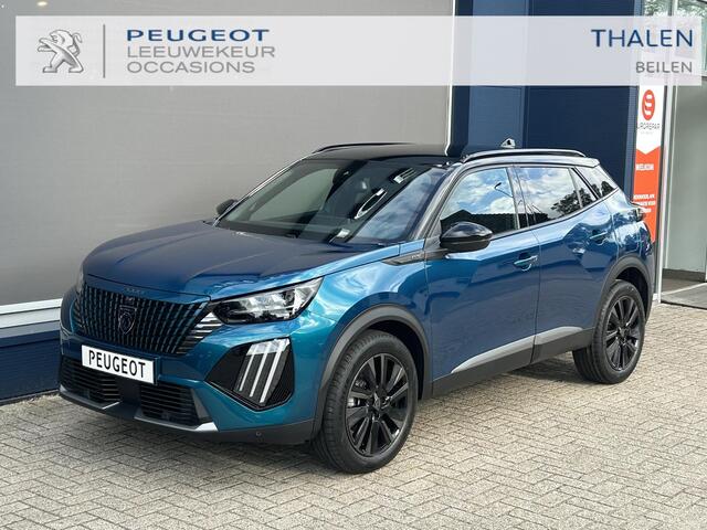 Peugeot 2008 1.2 Hybrid 145 PK GT | Automaat Hybride | BOUWJAAR 2026 DEMO MET ¤7.000 VOORDEEL | 360 Graden Camera | Dode Hoek Detectie | Parkeersensoren V+A | Full LED Verlichting | Zwart Dak | Hoge Zitpositie | Climate Control | Navigatie via Telefoon | Dakrails | Ad