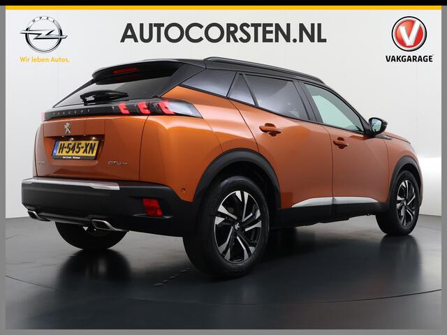 Peugeot 2008 131PK Automaat GT-Line 360°Camera Virtual Cockpit 3D-Navi Keyless Ecc Apple Carplay Android Auto Pdc Dodehoekbewaking Regen-Lichtsensor Cruise Control DAB+ Privacy Glas Lmv Led Isofix Lane Assist Bluetooth Dealeronderhouden Origineel Nederlandse Auto