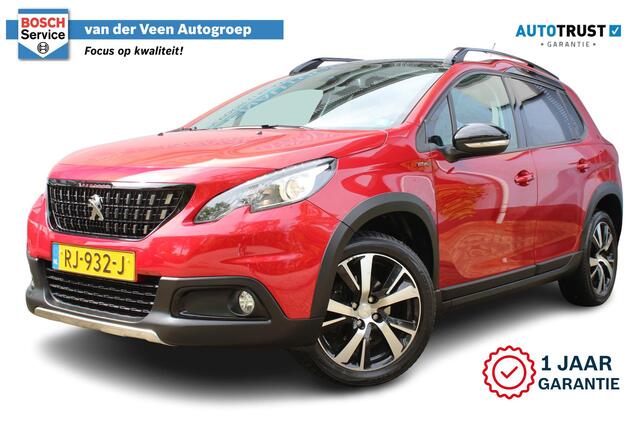 Peugeot 2008 1.2 PureTech GT-line | Incl. 12 maanden Garantie | Panorama dak | Trekhaak | Achteruitrijcamera | Cruise controle | Parkeersensoren | Apple CarPlay/Android Auto | Navigatie | Climate controle | DAB Radio | Origineel NL Auto | NAP |