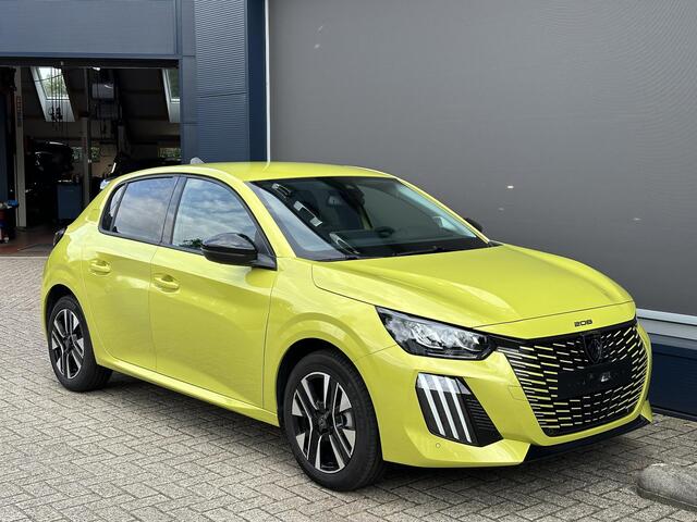 Peugeot 208 1.2 Hybrid 100 PK e-DCS6 Allure | Nieuw Model 2024! | Hybride Elektrisch rijden met Automaat | Navigatie | Parkeercamera | Draadloze telefoonlader | Stoelverwarming | LED Verlichting | Apple Carplay/Android Auto | Lichtmetalen Velgen | Cruise & Climate Co
