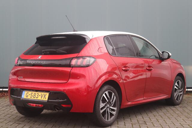 Peugeot 208 BWJ 2019 1.2 101 PK PureTech Blue Lease Allure HALF LEDER / CAMERA / VIRTUAL COCKPIT / CLIMA / NAVI / CRUISE / BLUETOOTH / PDC V+A / LMV 16 INCH / PRIV. GLAS / ISOFIX / MULTIFUNCT. STUUR