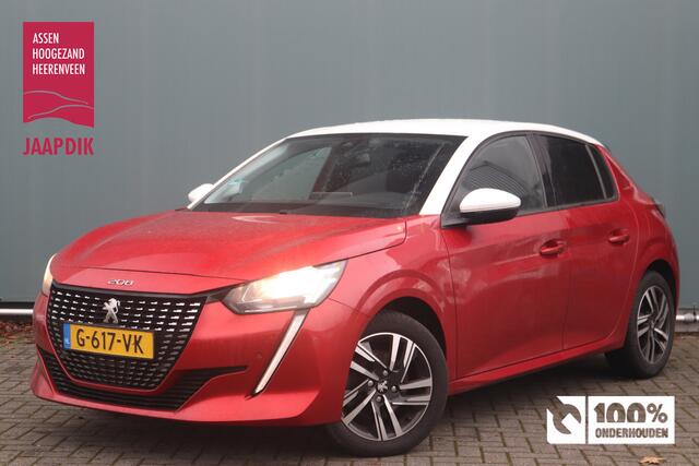 Peugeot 208 BWJ 2019 1.2 101 PK PureTech Blue Lease Allure HALF LEDER / CAMERA / VIRTUAL COCKPIT / CLIMA / NAVI / CRUISE / BLUETOOTH / PDC V+A / LMV 16 INCH / PRIV. GLAS / ISOFIX / MULTIFUNCT. STUUR