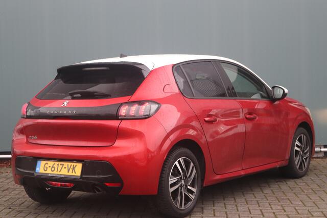 Peugeot 208 BWJ 2019 1.2 101 PK PureTech Blue Lease Allure HALF LEDER / CAMERA / VIRTUAL COCKPIT / CLIMA / NAVI / CRUISE / BLUETOOTH / PDC V+A / LMV 16 INCH / PRIV. GLAS / ISOFIX / MULTIFUNCT. STUUR