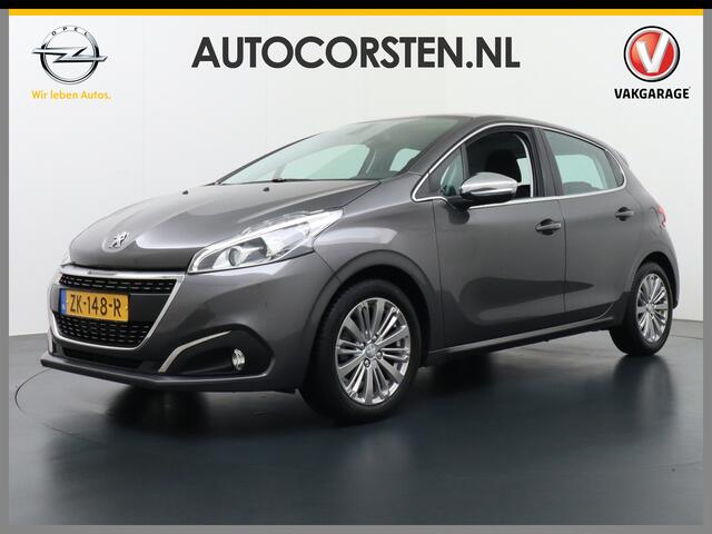 Peugeot 208 1.2Vti 5Drs Apple Carplay Android Auto Navi Ecc Pdc Cruise control Dab+ Led Bluetooth Lmv 16" Regen-Lichtsensor Isofix Carkit PureTech Blue Allure Keurig onderhouden!