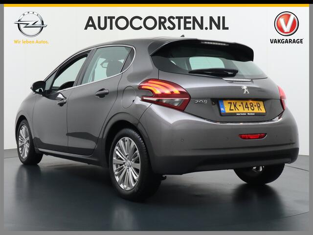 Peugeot 208 1.2Vti 5Drs Apple Carplay Android Auto Navi Ecc Pdc Cruise control Dab+ Led Bluetooth Lmv 16" Regen-Lichtsensor Isofix Carkit PureTech Blue Allure Keurig onderhouden!