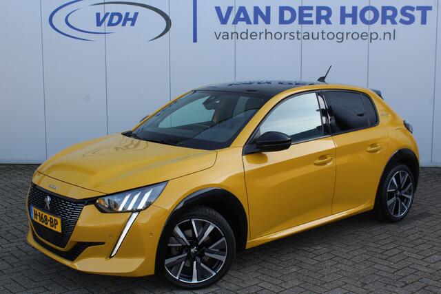 Peugeot 208 1.2-100pk PureTech GT-Line. Geweldig mooie, sportieve, luxe en goed onderhouden Peugeot 208 ! Panodak, adaptive cruise cntrl, keyless entry/start, 3-D dashboard, volautm. airco dual, LED verlichting, camera, dode hoek detectie, metallic lak, LM wielen etc