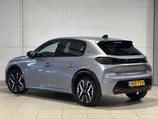 Peugeot 208 5-deurs GT 1.2 Turbo 100pk H6 | DRAADLOOS APPLE CARPLAY / ANDROID AUTO | 360° CAMERA | ADAPTIVE CRUISE | 17" LM-VELGEN | LEDER/STOF | DODEHOEKBEW. | CLIMA | DAB+ | ISOFIX
