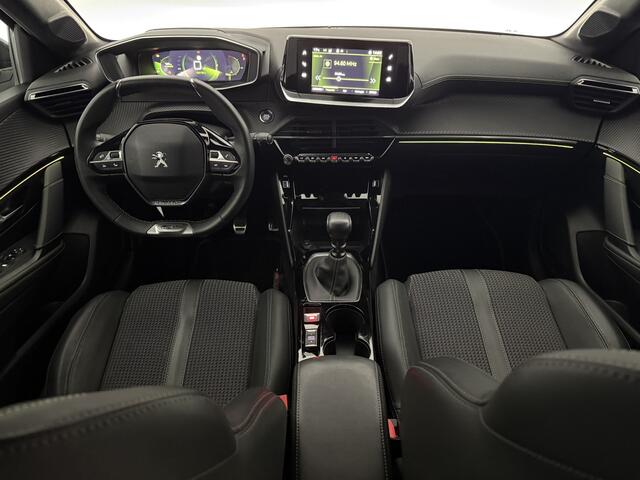 Peugeot 208 1.2 PureTech GT-Line 360Camera Sfeerverl Carplay LED Virtual Clima Cruise PDC 17''LMV