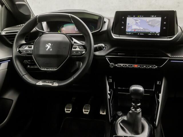 Peugeot 208 1.2 PureTech GT (VIRTUAL COCKPIT, APPLE CARPLAY, GROOT NAVI, ADAPTIVE CRUISE, 360 CAMERA, LEDER, SPORTSTOELEN, GETINT GLAS, LM VELGEN, LANE ASSIST, NIEUWSTAAT)