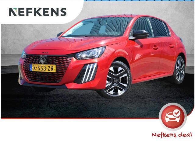 Peugeot 208 Hybrid 100PK e-DCS6 Allure | AUTOMAAT | Navigatie | Parkeersensoren | LED | Lederen Stuurwiel | Climate Control | Cruise Control | 16" LMV | Apple Carplay/Android Auto | Privacy Glass |