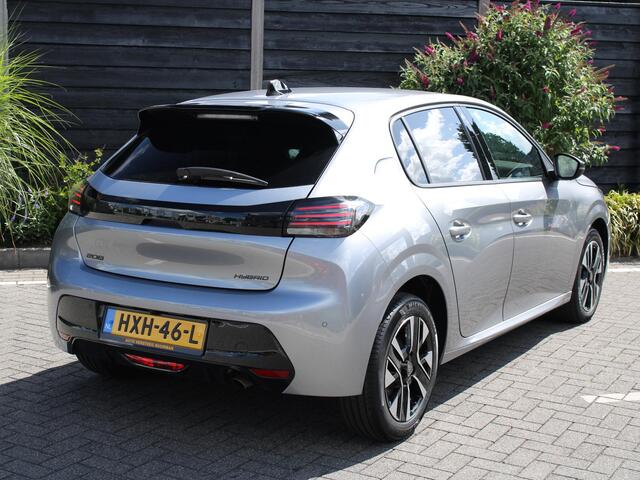 Peugeot 208 Allure 1.2 Hybrid 100PK e-DCS6 Automaat Keyless, Navigatie, Achteruitrijcamera, Stoelverwarming. Adaptieve Cruise Control
