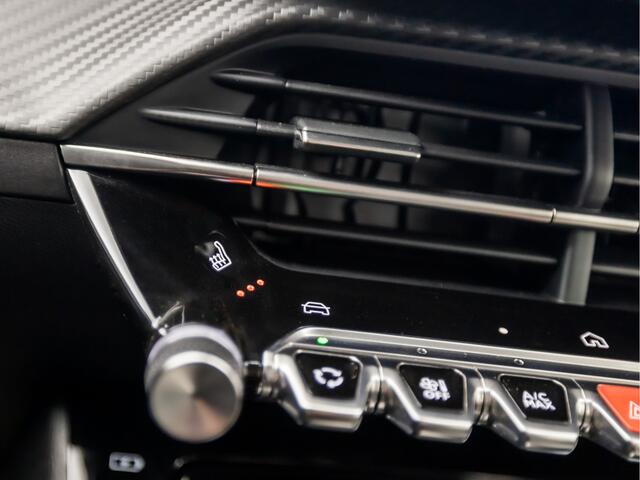 Peugeot 208 Hybrid 100 e-DCS6 Allure Sport Automaat (FACELIFT, VIRTUAL COCKPIT, APPLE CARPLAY, GROOT NAVI, STOELVERWARMING, LEDER, 360 CAMERA, SPORTSTOELEN, ADAPTIVE CRUISE, LM VELGEN, NIEUWSTAAT)