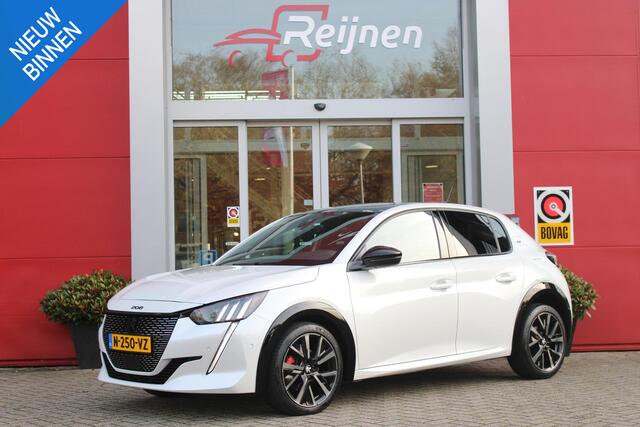 Peugeot 208 1.2 130PK AUTOMAAT GT PACK | BLACK PACK | PANORAMA DAK | ALCANTARA BEKLEDING | ACHTERUITRIJ CAMERA | ADAPTIVE CRUISE CONTROL | FULL LED KOPLAMPEN | 3-D INSTRUMENTENPANEEL | STOEL VERWARMING | 17" LICHTMETALEN VELGEN | ALL SEASON BANDEN | DODEHOEK DETECTIE
