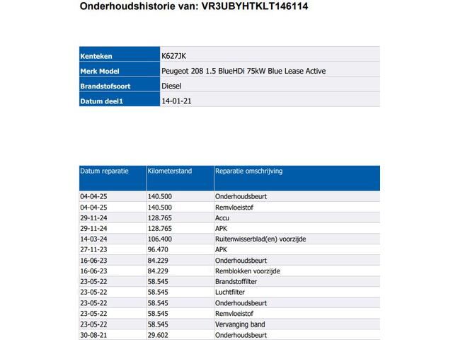 Peugeot 208 1.5 HDi 103PK Blue Lease Active 5Drs./ Airco / Navigatie / Lm.velgen / Pdc.A / / Apk nieuw