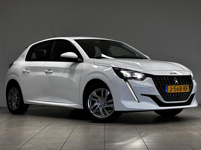 Peugeot 208 1.2 PureTech Blue Lease Active/ LED Koplampen/ Camera/ 16''LMV/ Apple+android/ Clima/ Navi/ Cruise/ Bluetooth/ Multi.LEDER.Stuur/ Elek.Pakket/ Isofix/ PDC Achter.