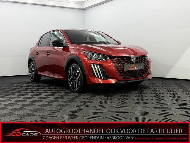 Peugeot 208 1.2 Hybrid 145 e-DCS6 GT Half leder, 360 Camera, Navi, Keyless start, Virtual desk, Rijstrook correctie, Cruise control
