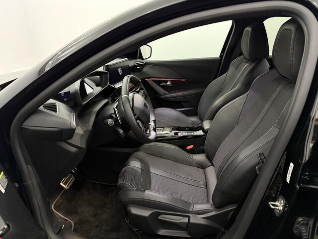 Peugeot 208 Hybrid 145 e-DCS6 GT 360 Camera, Half leder, Navi, Keyless start, Rijstrook correctie, Virtual desk, Sfeerverlichting, Lichtmetalen velgen