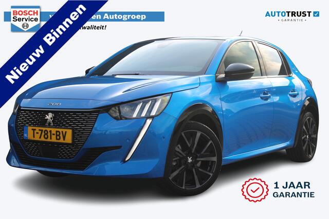 Peugeot 208 1.2 PureTech GT Automaat | Incl. 12 maanden garantie | 3D Virtual cockpit | 360 Camera | Stoelverwarming | PDC rondom | Keyless entry + go | 17" LMV | Schakelflippers | Grootlicht assistent | Lane assist | Panoramadak | Zwarte hemelbekleding | DAB+ | Appl