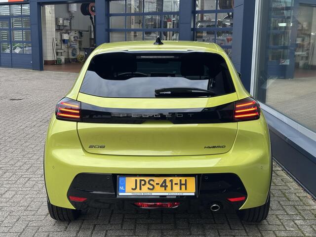 Peugeot 208 1.2 Hybrid GT Automaat | Nieuwe Auto | Meest Complete Uitvoering | 360 Graden Camera | Navigatie | Keyless Entry & Start | Full LED Verlichting | Climate Control | 17" Lichtmetalen Velgen | Parkeersensoren V+A | Dakspoiler Zwart |