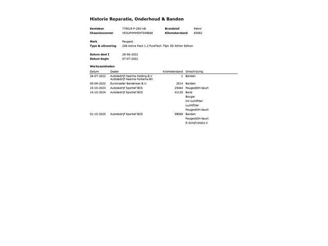 Peugeot 208 1.2 PureTech Active Pack 1e-Eig. Keurig-Onderh. BOVAG-Garantie. NL-Auto.