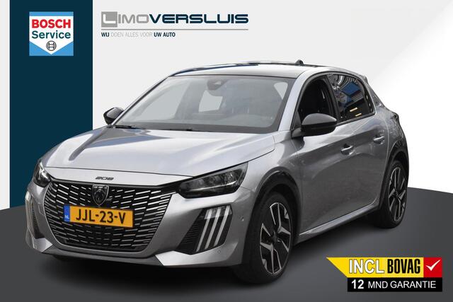 Peugeot 208 1.2 Hybrid 100 e-DCS6 GT Panoramadak | Half-Leder | Sfeerverlichting | BSM | Navigatie | 12 mnd BOVAG garantie | Whatsapp 06-53188999