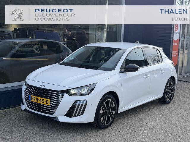 Peugeot 208 Hybrid 110 PK Automaat Allure | Hybride Automaat | Navigatie | 360 Graden Camera | Climate Control | Cruise Control | Parkeersensoren V+A | LED Verlichting | Draadloze Apple Carplay / Android Auto | 16" Lichtmetalen Velgen |
