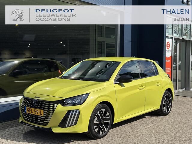 Peugeot 208 Hybrid 110 PK Allure | Automaat | Slechts 15.400 KM Gereden | Navigatie | Camera | Parkeersensoren V+A | Stoelverwarming | LED Verlichting | 16" Lichtmetalen Velgen | Half Lederen Bekleding | Digitaal Dashboard | Cruise Control | Climate Control |