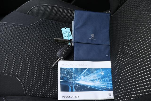 Peugeot 208 1.2 Blue Lease Allure 2e Eigenaar | Volledig Onderh | NAP | BTW | Pano | Navi | Carplay | Climate | LED | Cruise | DAB | Start/Stop | Hill-Hold | PDC