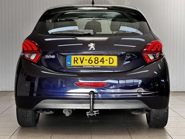 Peugeot 208 1.2 PureTech Blue Lease Executive /D-Riem Verv. 111.000KM! /Trekhaak! /Apple + Android /Navi /Climat /Cruise /Elek. pakket /Bluetooth /Regensensor /16"LMV /LED Dagrijverl. /PDC /Mistlampen.