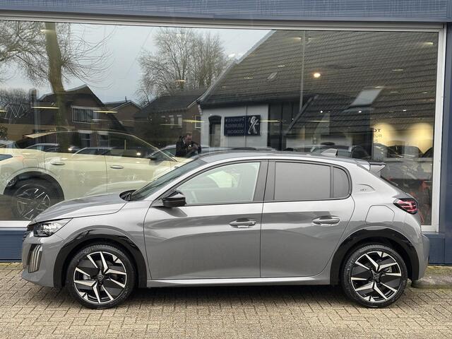 Peugeot 208 Hybrid 145 PK Automaat GT | Alcantara Stoelen met Verwarming en Massage | Full LED Verlichting | Navigatie via Telefoon | Camera | Parkeersensoren | Cruise Control | Keyless Entry | Dakspoiler | DAB+ Radio | Digitaal Dashboard | Apple Carplay Draadloos | 