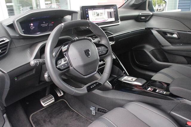 Peugeot 208 1.2 Hybrid 145PK AUTOMAAT GT | NAVIGATIE | DRAADLOZE APPLE CARPLAY/ANDROID AUTO | CAMERA VOOR + ACHTER | FULL LED KOPLAMPEN | LICHTMETALEN VELGEN 17" | DODEHOEK DETECTIE | DRAADLOZE TELEFOONLADER | KEYLESS ENTRY/START | DAB+ RADIO | ADAPTIVE CRUISE CONTRO