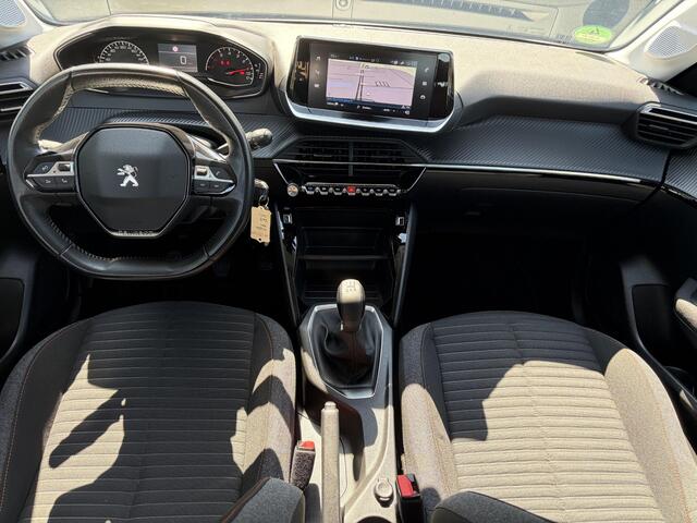 Peugeot 208 1.2 PureTech Blue Lease Active 2e Eigenaar,D-riem vv in 11-2025,Camera,Navi,Carplay,75pk,Clima,Cruise,Rijstrooksensor,Pdc,Lm velgen,N.A.P,Apk tot 11-2027