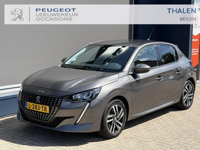 Peugeot 208 1.2 Turbo 100PK Allure | Afneembare trekhaak 1200KG | All season Banden | Navigatie via Telefoon | Keyless Start | Climate Control | LED Verlichting | Camera | Parkeersensoren | Cruise Control | Lichtmetalen Velgen | Half Lederen Bekleding |